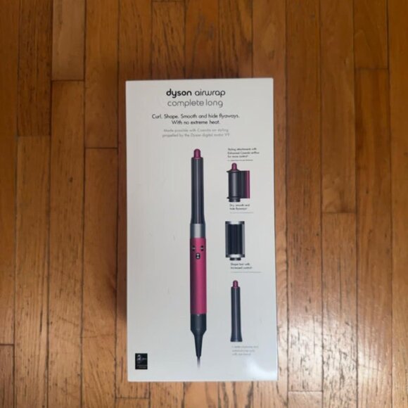 NEW DYSON AIRWRAP COMPLETE LONG HS05 FUCHSIA PINK NICKEL SPECIAL LIMTD EDITION